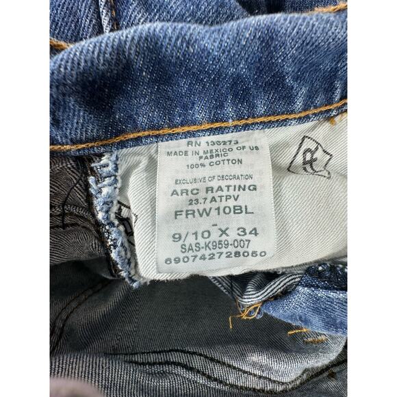 Wrangler Womens FR Flame Resistant Jeans Size 7/8 9/10 (32x32) Lot of 2 READ - Picture 4 of 16